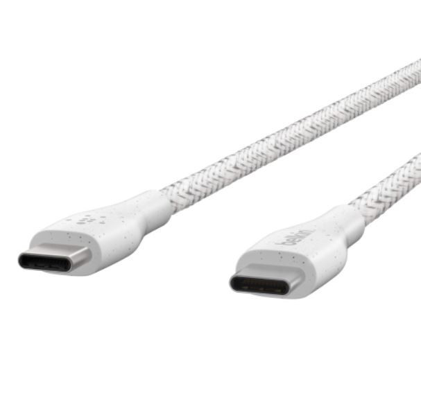 Kabel Boost Charge USB-C/USB-C DURATEK 1,2m Biały 