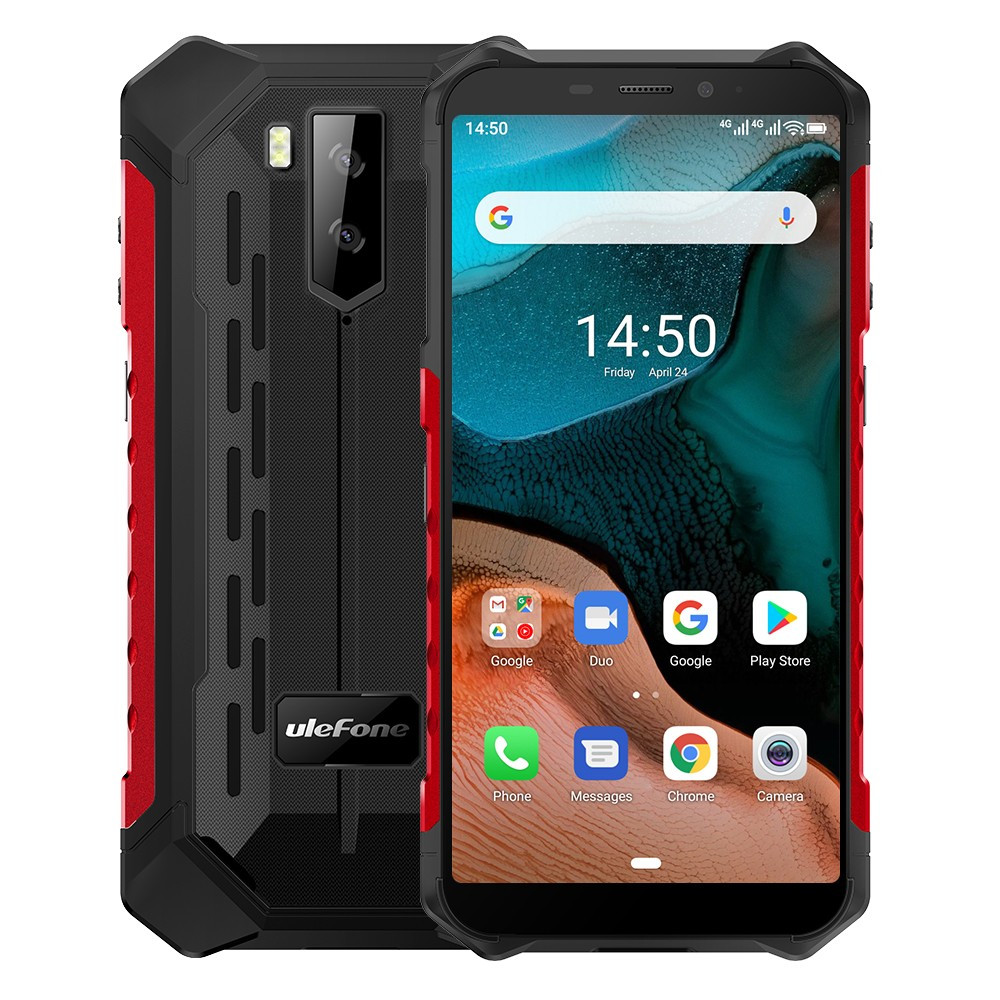Smartfon Armor X5 LTE 3/32GB IP68/IP69K 5000mAh Dual SIM Czerwony 