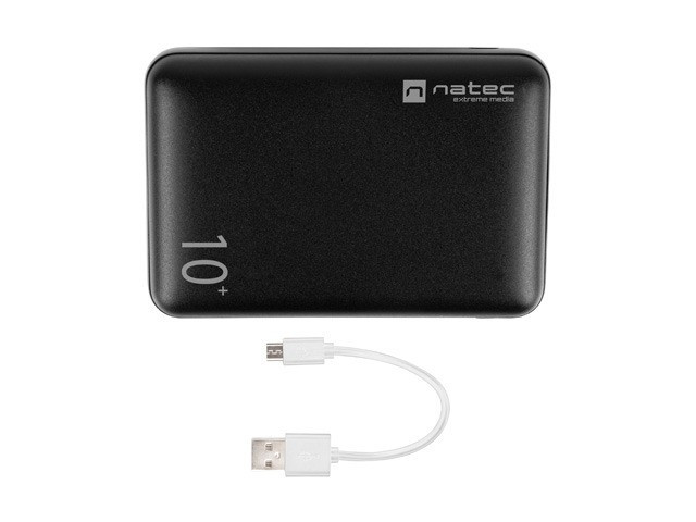 Power Bank Extreme Media Trevi Compact 10000mAh 2x USB + 1x USB-C Czarny