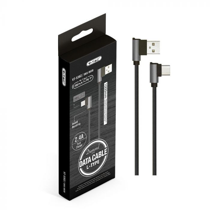 Kabel USB M - USB Typ-C M 1M 2.4A 