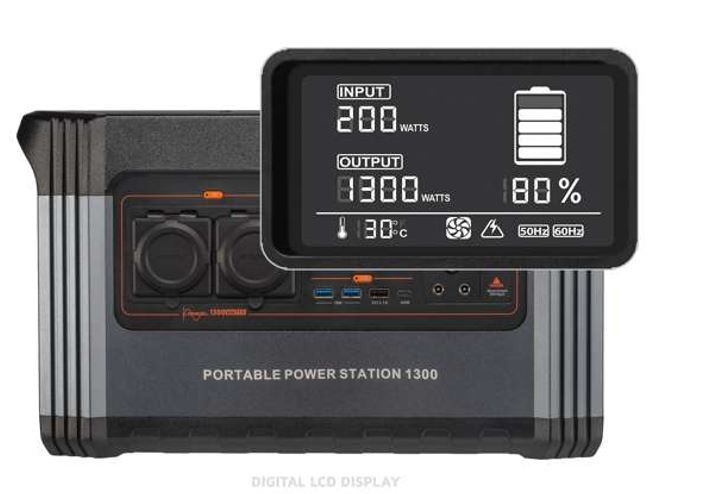Przenośna stacja ładująca 1300W 