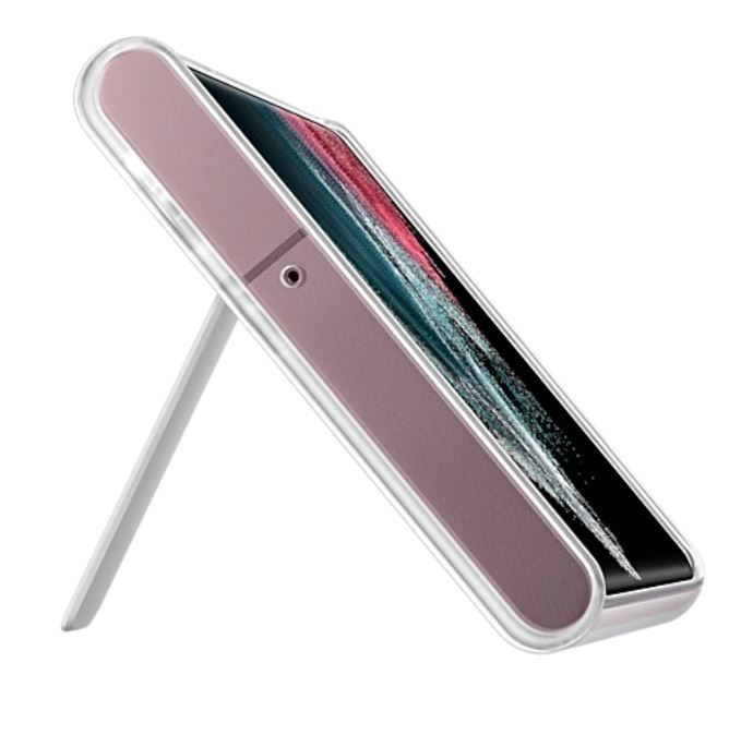 Etui Clear Standing Cover S22 Ultra Transparent