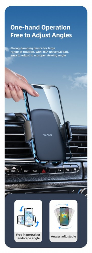 Uchwyt na kokpit lub do szyby US-ZJ063 Czarny 