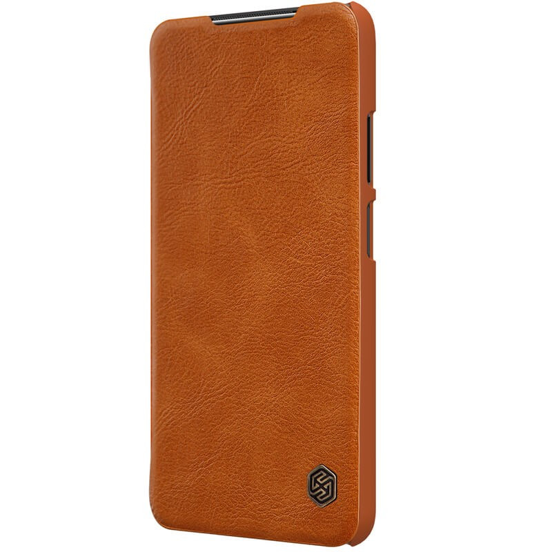 Etui Qin Leather Xiaomi Poco M3 Brązowe