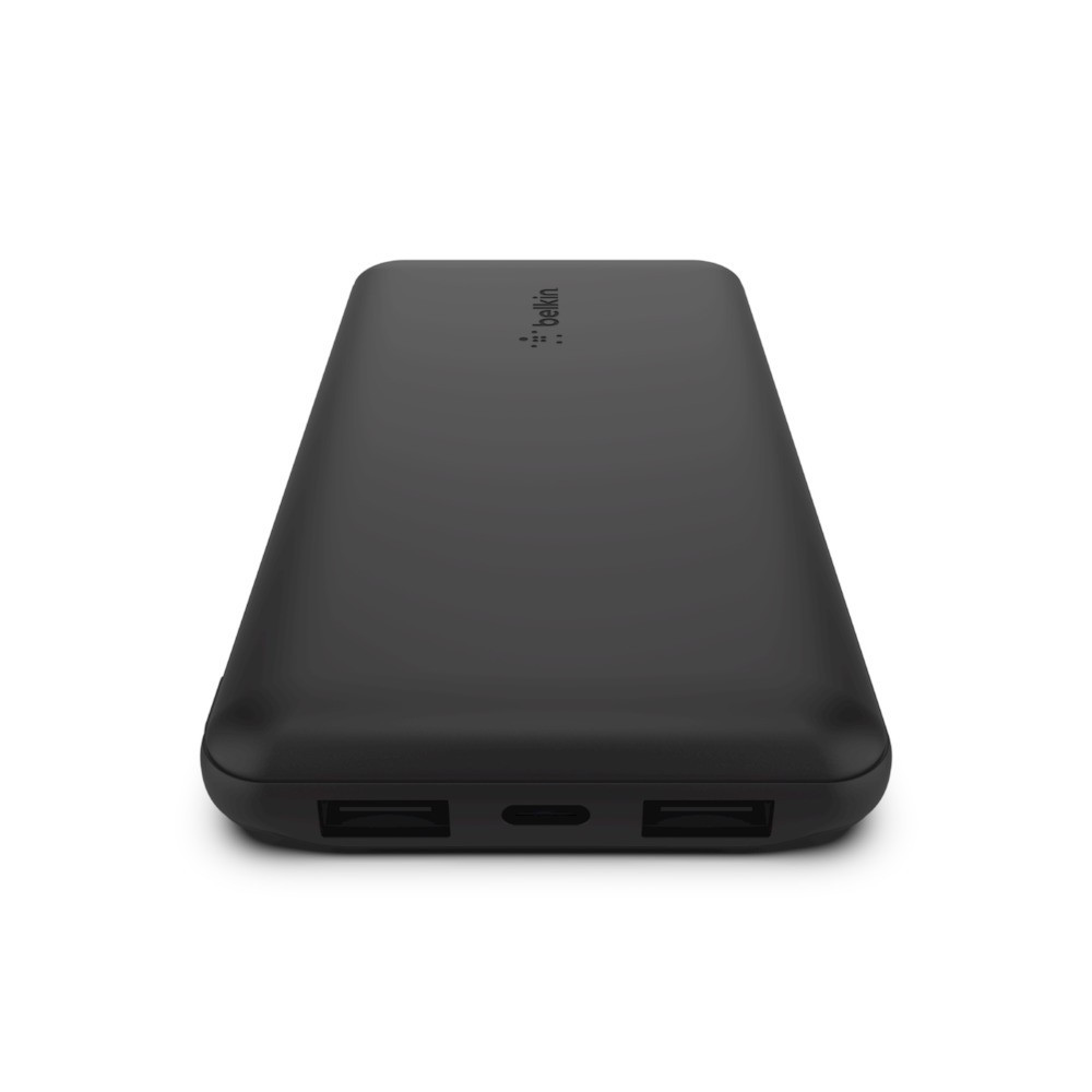 PowerBank 10 000mAh USB A i C 15W czarny