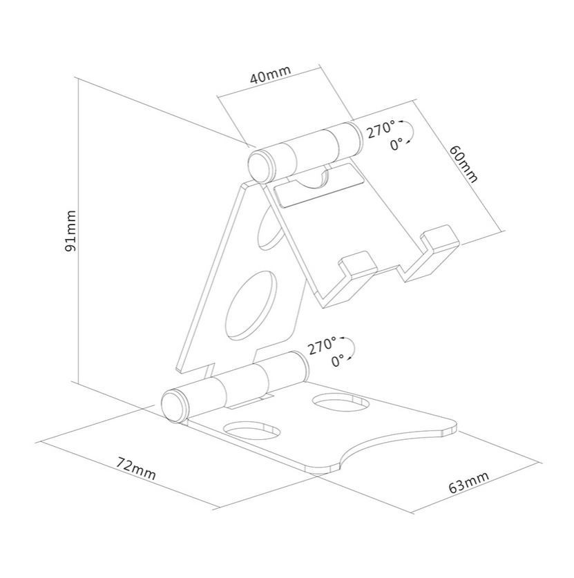Uchwyt na telefon DS10-150SL1
