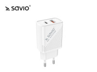 Ładowarka sieciowa SAVIO LA-04 USB Quick Charge Power Delivery 3.0 18W
